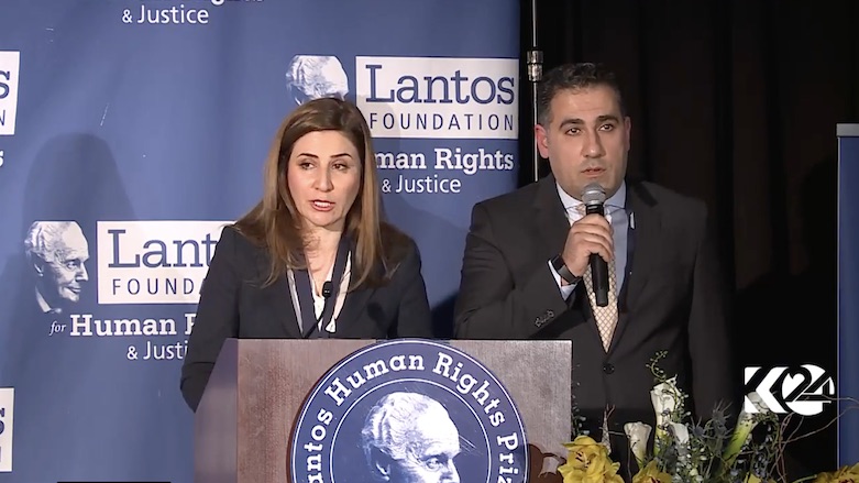 Ezidi MP praised for courage, leadership in human rights